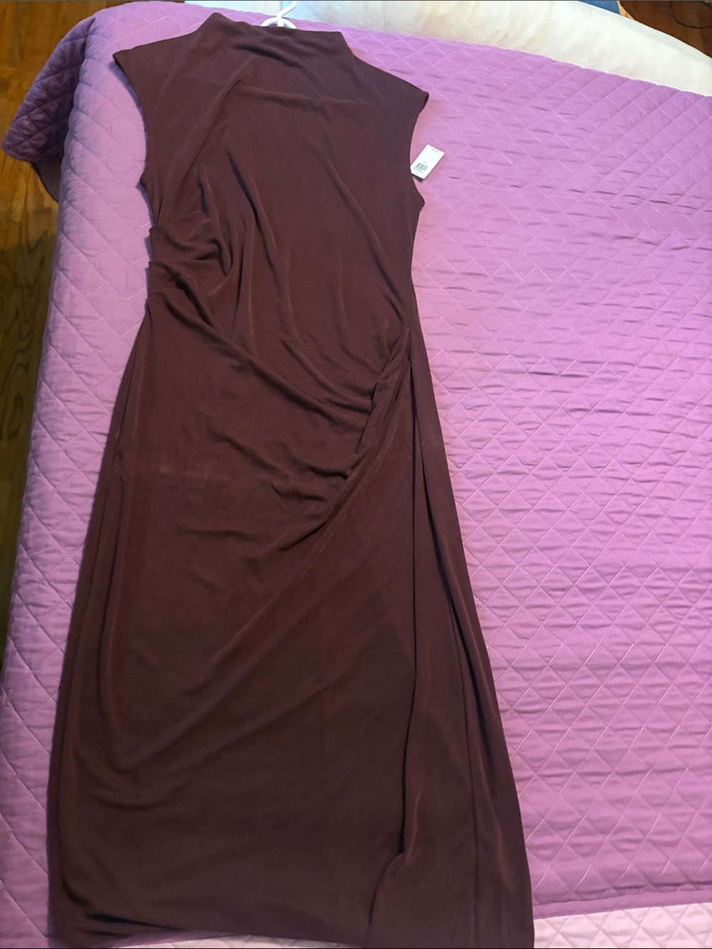 Old Navy Sleeveless Maxi Dress in Deep Wine